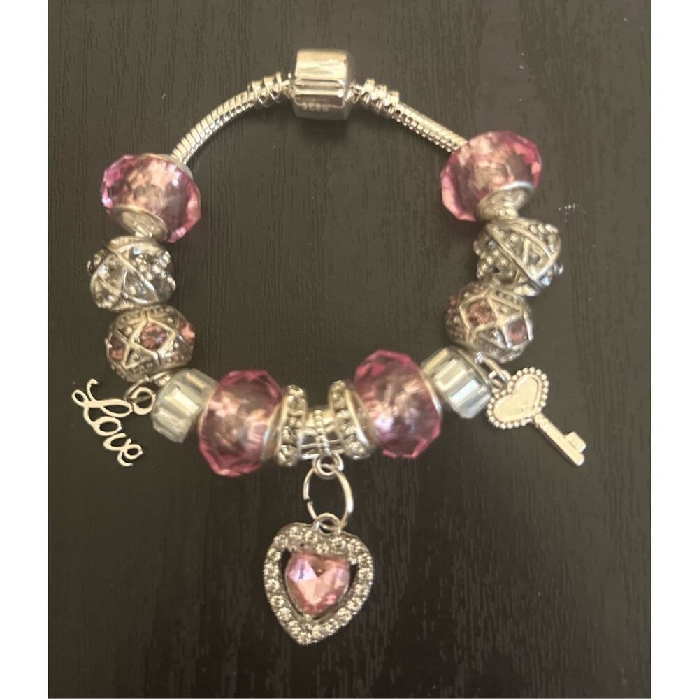 Heart Charm Bracelet